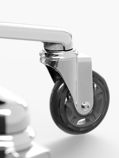 Salon stool wheels