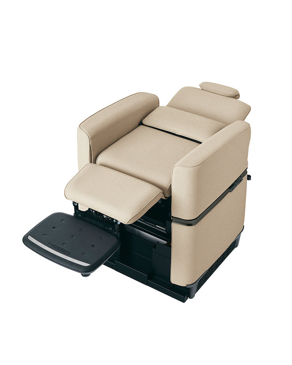 Hairdressing chairs with wash basin