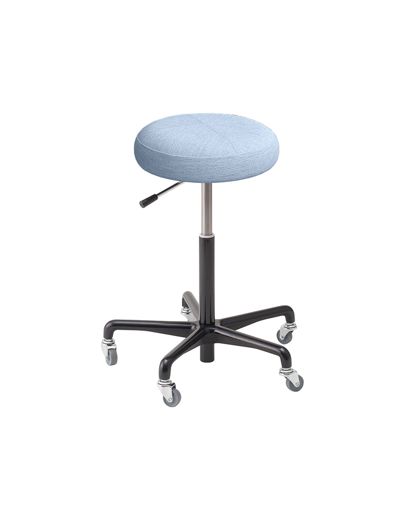 Zen - Blue rocking chair - Black cross foot