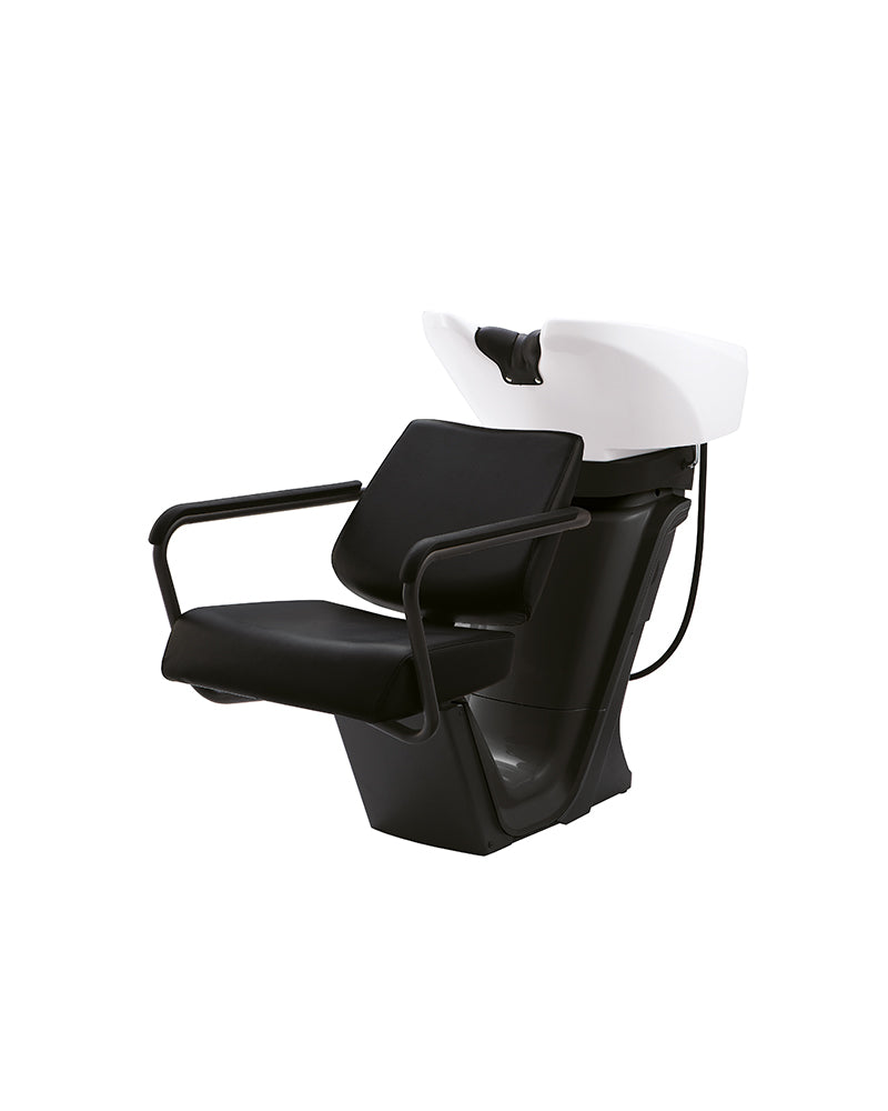 RS Prime - Black washstand - White basin