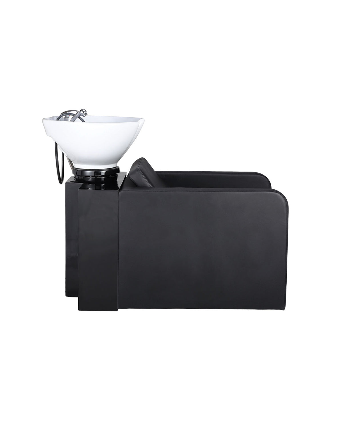 Jacob - Black washing unit with white wash basin