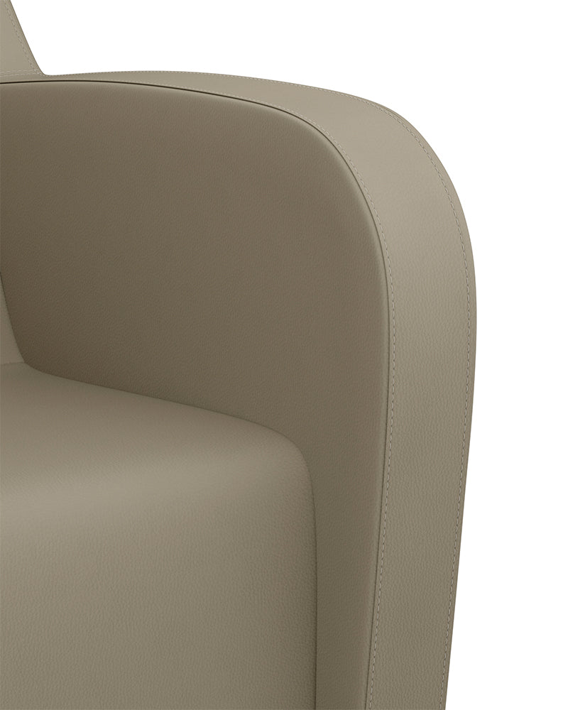 Fredda - Beige massage basin - Black basin