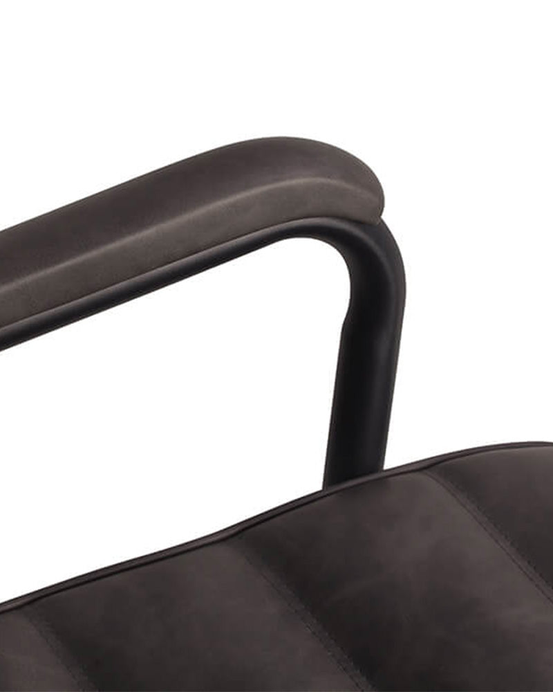 Naomi Textured Black – Black make-up chair