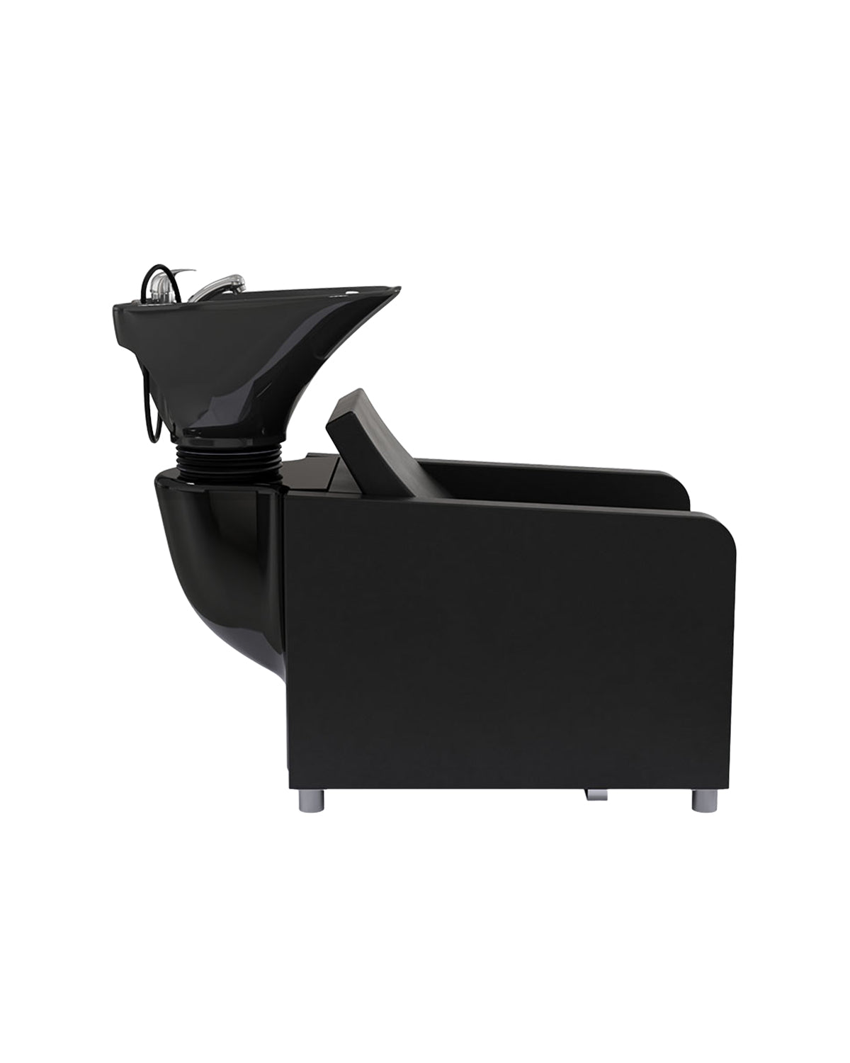 Noe - Black washing unit with black wash basin