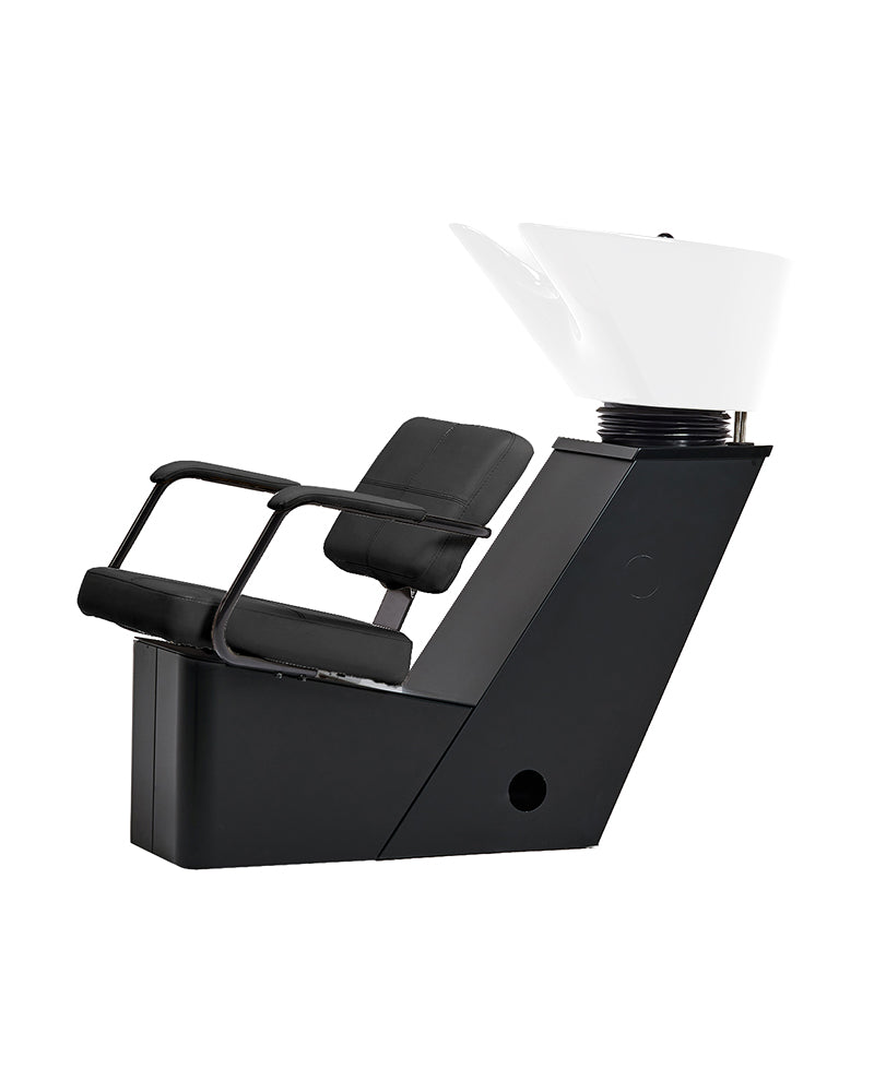 Shiki - Black washing unit with white basin