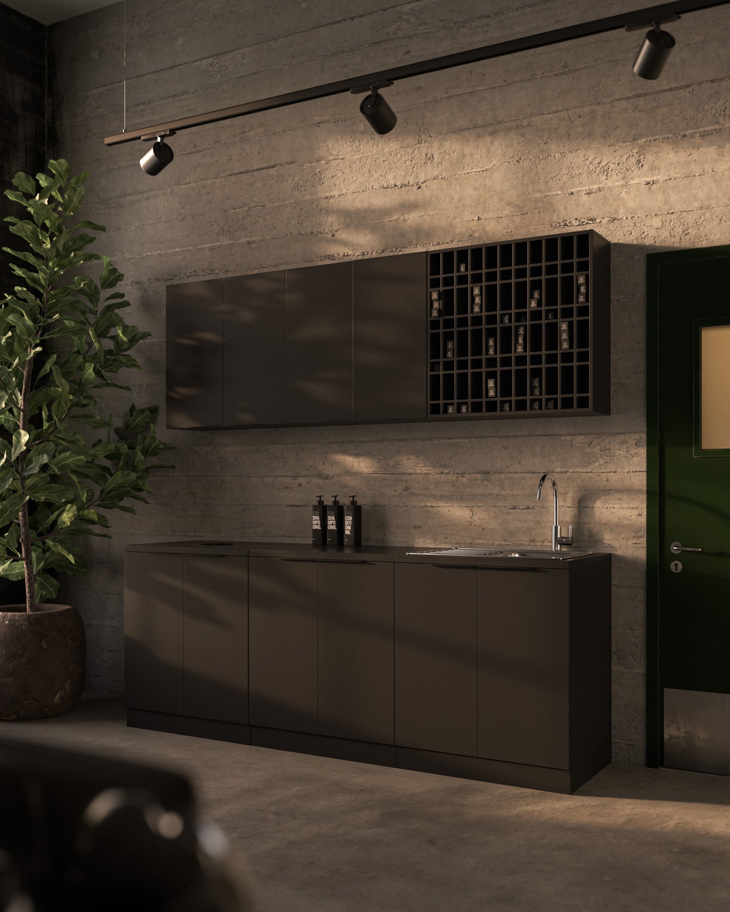 Colorbar sink - Black sink - Chrome sink