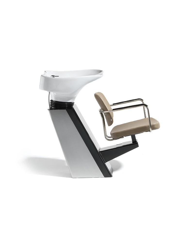 Gogo Aquaplus – Beige washing unit with white basin